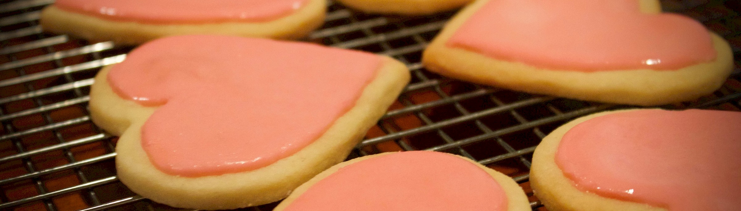 Sonora Resort Shortbread Cookies with Pink Icing