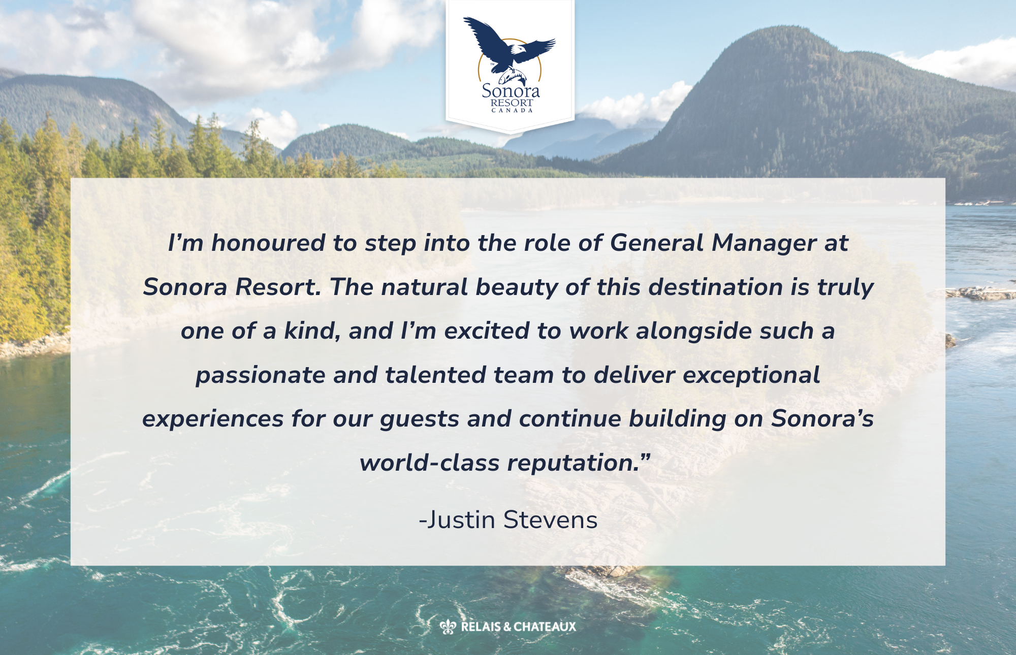 Quote from Justin Stevens