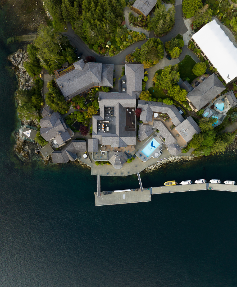 Sonora Resort Drone Image from birds eye view