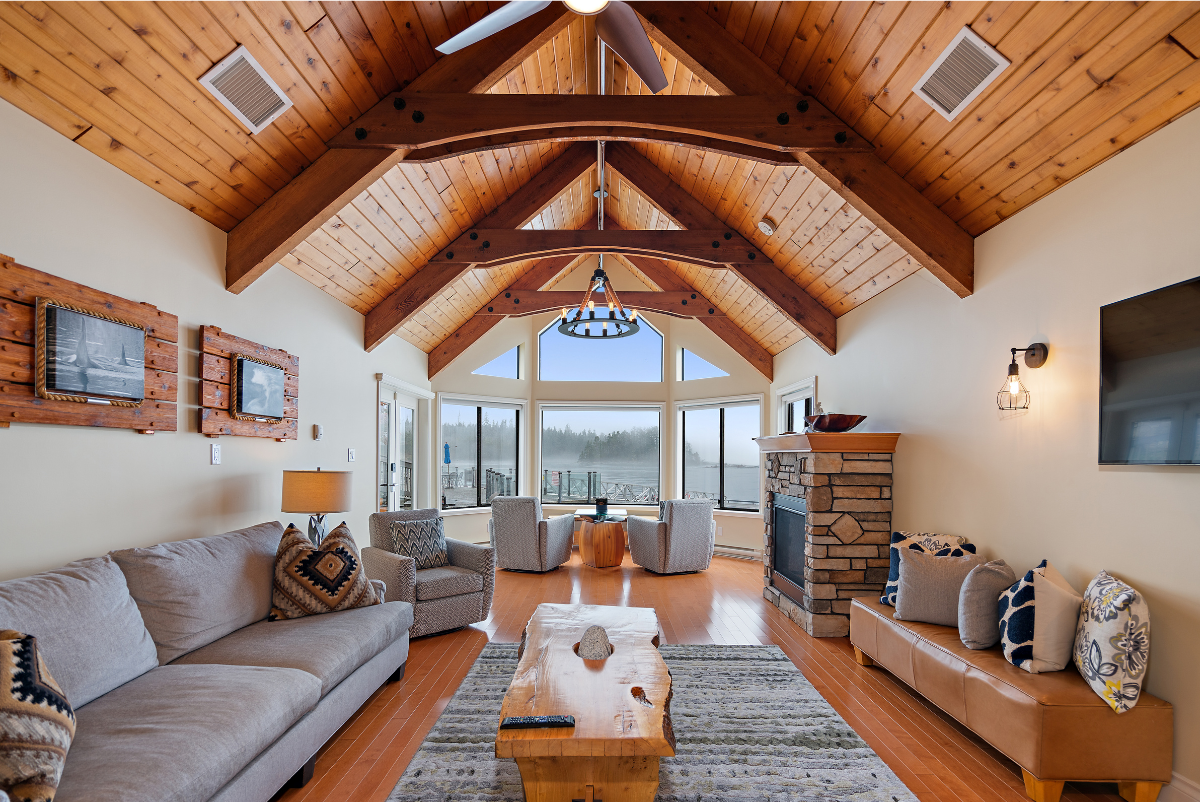 View of Marine Lodge from the inside